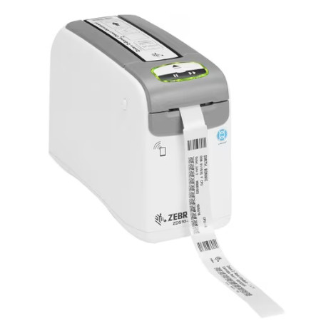 Zebra ZD510 Wristband Impresora de Pulseras Brazaletes. Térmica Directa, 300 dpi. Versión Sanidad. Conexión USB, Ethernet.