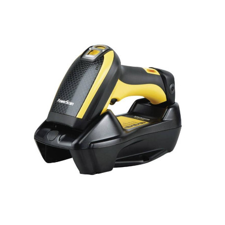 Datalogic PM9100-433RB Lector Industrial Linear Imager 1D. Incluye Base, Alimentador, C13 y Cable USB