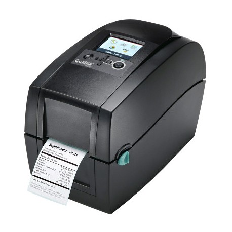 Godex RT200i Impresora De Etiquetas Transferencia Térmica y TD. 203dpi. Display, USB, Ethernet y RS232