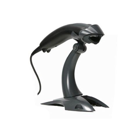 Honeywell 1200G Voyager lector láser, Color Negro, incluye soporte y cable USB emulación teclado. Garantía 5 años.