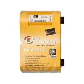 Ribbon Cartridge﻿ NEGRO. Para impresoras ZEBRA ZXP3 IX Series. Aproximadamente para 1000 tarjetas