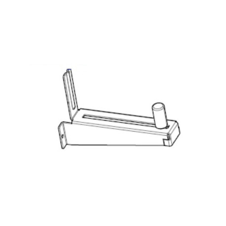 Zebra Adaptador Kit 1"-25mm Core Media Hanger Permite Poner Rollos de 25mm en ZT410, ZT411
