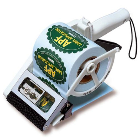 Towa APF-100 Dispensador Especial Etiquetas Ovaladas. Ancho etiquetas de 56 a 100 mm. Avance de 20 a 60 mm.