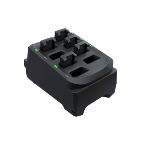 Zebra Cargador 8 Baterías de RS5100. Incluye Alimentador y Cables DC y 3AC
