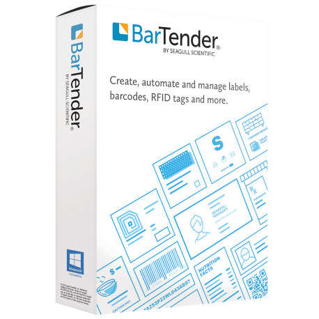 BarTender Software Impresión de Etiquetas. Versión PROFESSIONAL. Workstation License + Unlimited Printers, includes 1 Year of Standard Maintenance & Support