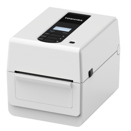 Toshiba-Tec BV410TGS Impresora De Etiquetas Transferencia Térmica de 200dpi. Con LCD. Color Blanco. Conexión USB y LAN. Garantía 1 año