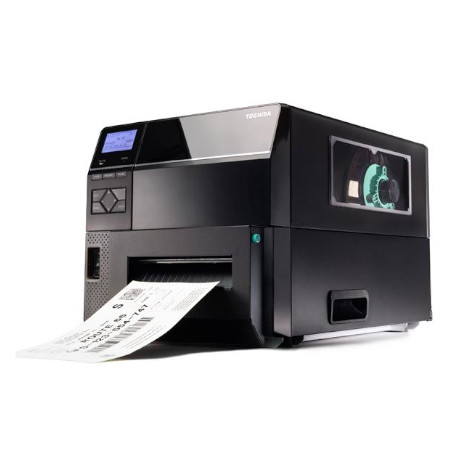 Toshiba-TEC B-EX6T Impresora de Etiquetas Industrial, Ancho de Cabezal 6" Vertice, 300 dpi con Ahorrador de Cinta. Conexión USB, LAN