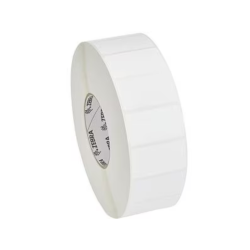 32mm x 15mm Etiquetas Transferencia ZEBRA Polyester 8100T Cryocool. Caja de 2 Rollos con 2.700 Etiquetas Rollo. Total 5.400 Etiquetas. Core 25mm. Uso con Ribbon