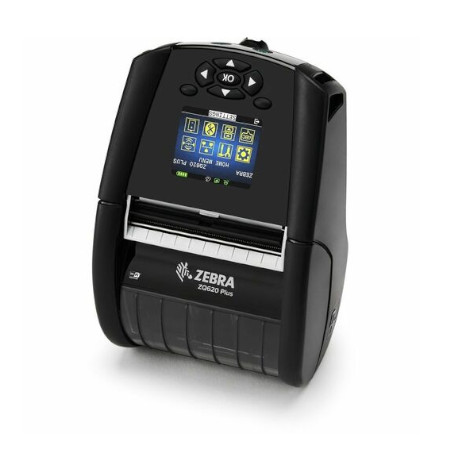 Zebra ZQ620 Plus Impresora Portátil de Recibos Y Etiquetas. 72mm Ancho. WiFi 6, BT 5.0, USB. Incluye Correa Hombro y Clip Cinturón. Sin Alimentador