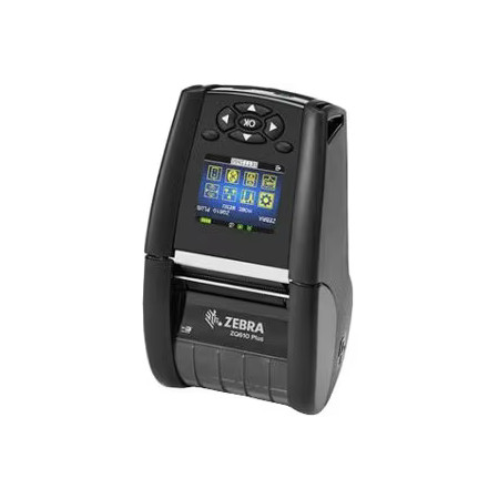 Zebra ZQ610 Plus Impresora Portátil de Recibos Y Etiquetas. 48mm Ancho. WiFi 6, BT 5.0, USB. Incluye Correa Hombro y Clip Cinturón. Sin Alimentador