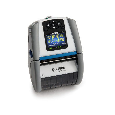 Zebra ZQ620 Plus Sanidad Impresora Portátil de Recibos Y Etiquetas. 72mm Ancho. WiFi 6, BT 5.0, USB. Incluye Correa Hombro y Clip Cinturón. Sin Alimentador