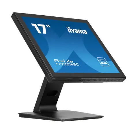 iiyama Monitor Táctil ProLite T1732MSC-B1S 43.2 cm 17'', 1280x1024 pixels, Projected Capacitive, 10 TP, Full HD. VGA, display-port, HDMI. Garantía 3 años