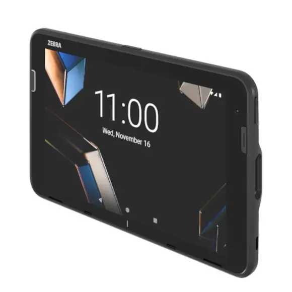 Zebra ET401 Tablet Android GMS, 8" WUXGA . WiFi7, BT, NFC, 6-64GB, Lector 2D SE4100, 8-16MP Cámaras, IP68. Garantía 1 año