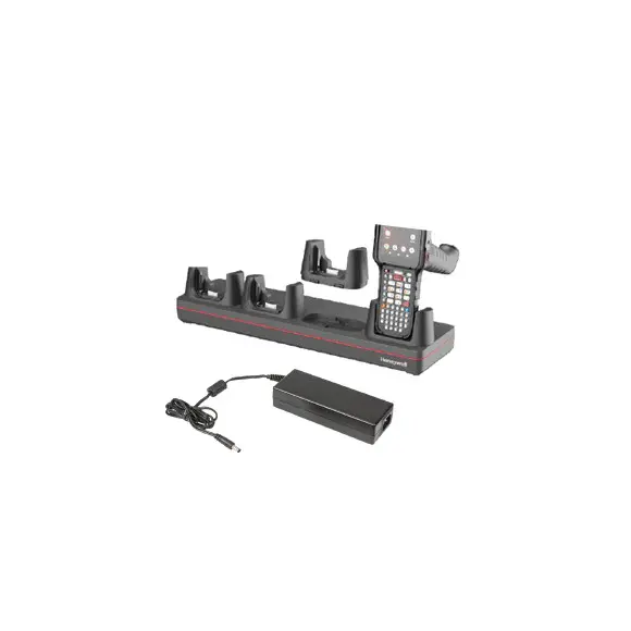 Honeywell Cargador de Cuatro Terminales CK67 Sin Funda. Incluye Alimentador. Pedir Cable C13 aparte