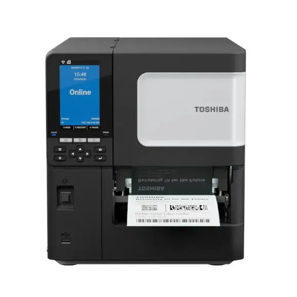 Toshiba-Tec BX410T-TS Impresora De Etiquetas Industrial Cabezal Vertice 305 dpi. USB y LAN. Garantía 1 año