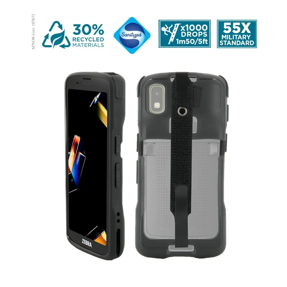 Mobilis Funda Reforzada para Zebra TC101 y TC201. Incluye Correa