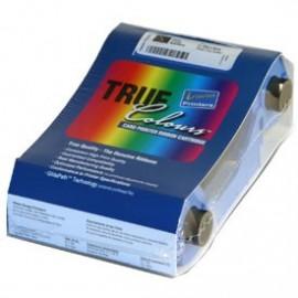 Ribbon Cartridge COLOR YMCKO i-Series Eco. Para impresoras ZEBRA P100, P110, P120. Aproximadamente para 200 tarjetas