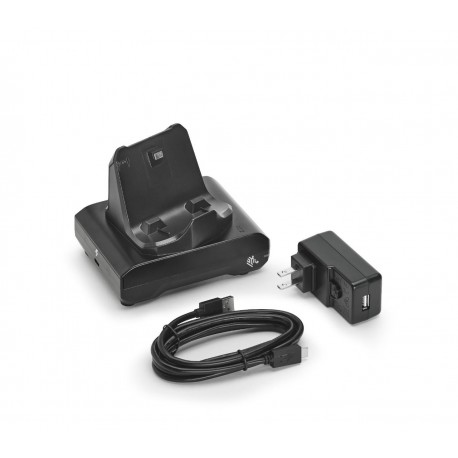 [CRD-MPM-1SCHGEU1-01] Zebra Cuna Cradle 1 Slot CRADLE Zebra. Incluye Alimentador EU y Cable USB tipo C para ZQ310, ZQ320