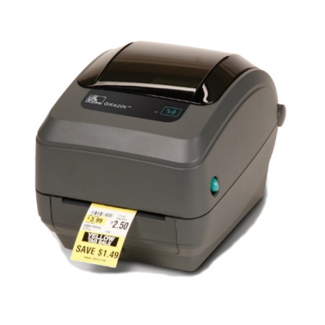 [GK42-102520-000] Zebra GK420t Impresora de Etiquetas Transferencia y Térmica Directa, 104mm, 203dpi, Conexión RS232C y USB