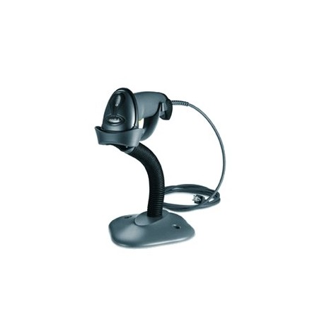 [LS2208-SR20007R-UR] Zebra LS2208-SR Lector Láser, Color Negro, incluye soporte y cable USB emulacion teclado
