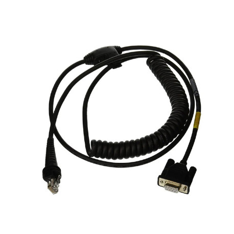 [CBL-020-300-C00] Honeywell Cable RS232, black, DB9 Female, 3m rizado, 5V external power with option for host power on pin 9 STD