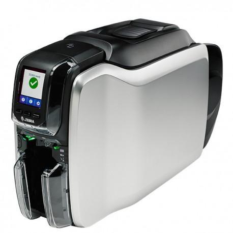 [ZC32-000CQ00EM00] Zebra ZC300 Impresora de Tarjetas A Dos Caras. 300dpi. Kit incluye Software CardStudio 2.0 Standard, 1 Ribbon Color y 200 Tarjetas Blancas. Conexión USB y Ethernet
