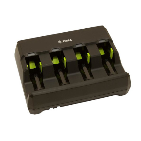 [SAC3600-KIT] Zebra Cargador de 4 Baterías para Lectores LS3678, DS3678. Incluye Alimentador PWR-BGA12V, Cable DC-37A1 y Cable C13 23844-00-00R