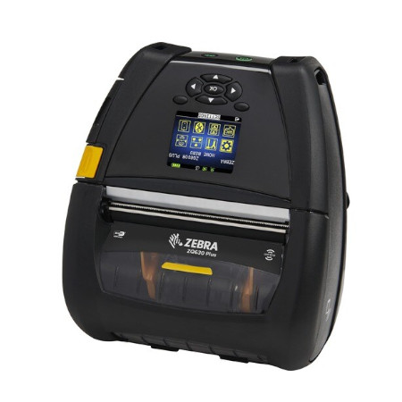 [ZQ63-AUXAE14-00] Zebra ZQ630 Plus Impresora Portátil de Recibos Y Etiquetas. 104mm Ancho. WiFi 6, BT 5, USB. Incluye Correa Hombro y Clip cinturón. Sin Alimentador