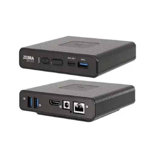 [ZEC500V-NS10A11-A6] Zebra ZEC500V Ordenador Android GMS, Sin Ventilador, 6-64GB, WiFi 6E Tribanda, BT, NFC, LAN, HDMI, USB 1xC-3xA. Pedir aparte Alimentador 24V. Garantía 1 año.