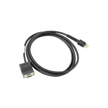 [CBA-R01-S07PBR] Zebra Cable RS232 DB9 Hembra 2m 7 FT RECTO, TXD ON 2. Pedir Alimentador Aparte